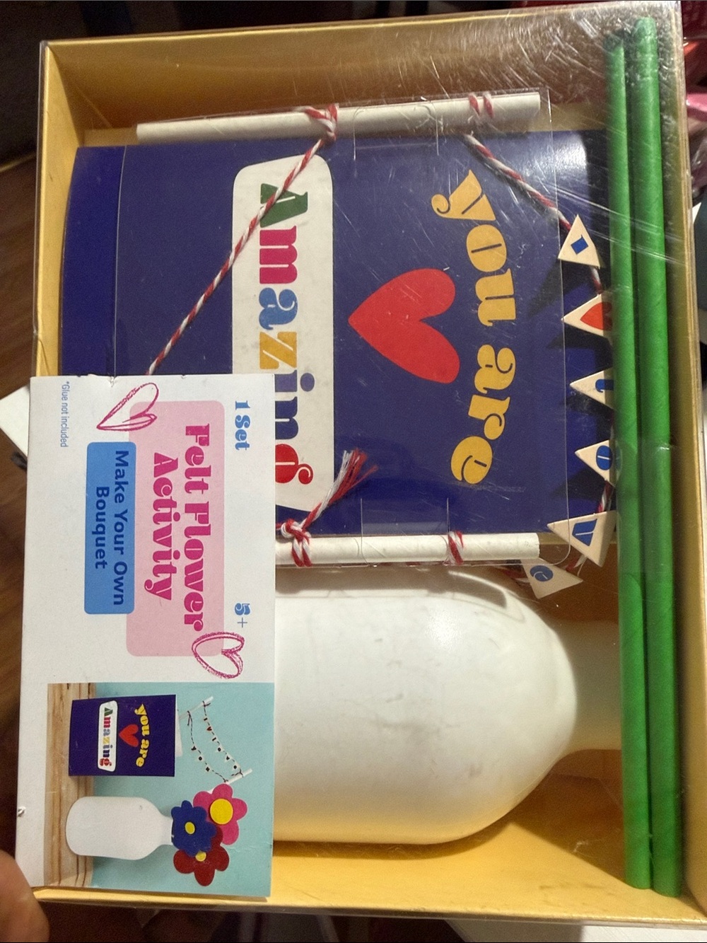 Felt Flower Activity Kit - Blue